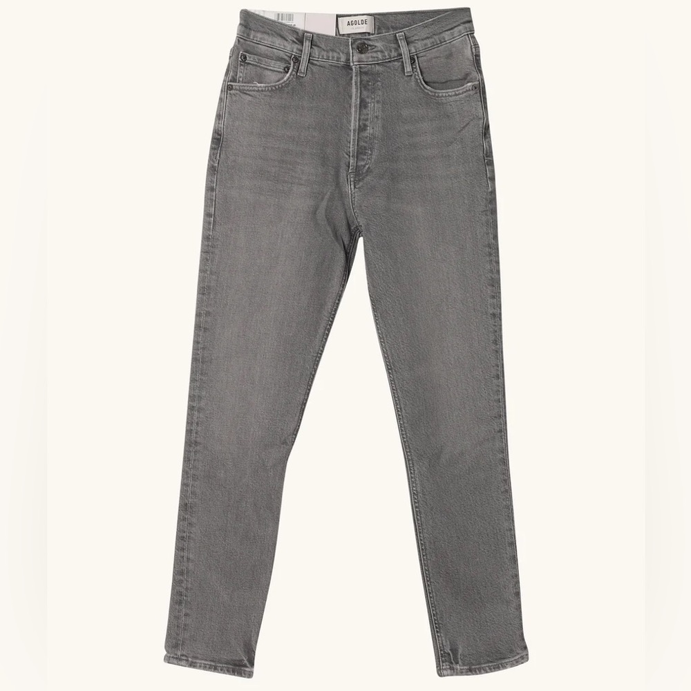 AGOLDE Nico High Rise Slim Fit Straight Jeans in Ceremony NWT Size 32